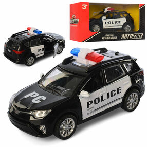 Джип АвтоСвіт металевий інерційний поліція AS-2257