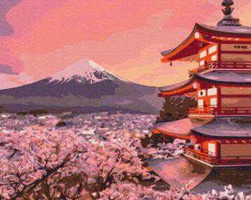 Розпис по номерах 40х50 BS51387 Традиційна Японія brushme Брашми