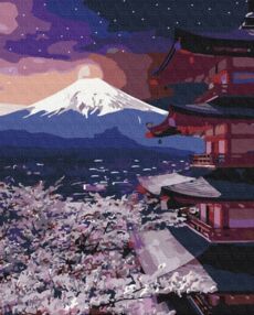 Розпис по номерах 40х50 BS43569 гора Фудзі brushme Брашми