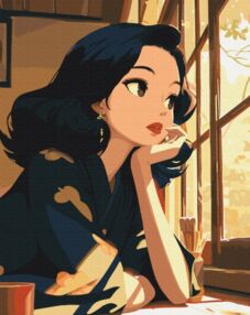 Розпис по номерах 40х50 BS54073 Спогади у вікні brushme Брашми