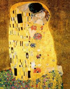 Алмазна мозаїка 40х50 JSFH73118 Густав Клімт Поцілунок "Strateg"