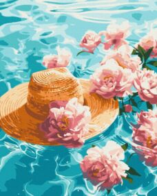 Розпис по номерах 40х50 BS54087 Водяні півонії brushme Брашми