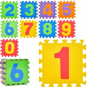 Килимок Мозаїка цифри 10 деталей EVA M 0375-2