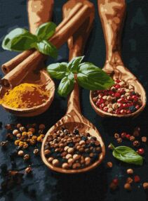 Розпис по номерах 30х40 КНО5689 Витончені спеції "Ідейка"