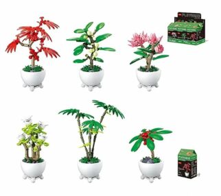 Конструктор Sluban кімнатні рослини у горщику 6 видів М38-В1075