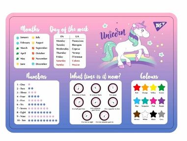 Підкладка настільна Glamour англійська 492175