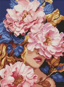 Алмазна мозаїка 30х40 АМО8019 Квіткова чарівність"Ідейка"