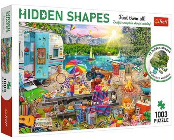 пазли 1003 елементи Поїздка на фургоні Приховані пазли Trefl 10677