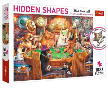 Пазли 1086 елементів Нічні ігри Приховані пазли Trefl 10749