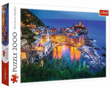 Пазли 2000 елементів Вернацца в сутінках Trefl 27086