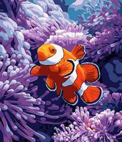 Розпис по номерах 30х40 SS1147 Золота риба "Strateg"