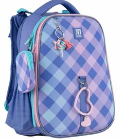 Рюкзак Kite К24-531М-2 Education purple chequerl каркасний 38х29х16см * Рюкзак Kite К24-531М-2 Education purple chequerl каркасний 38х29х16см *