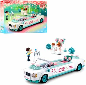 Конструктор Sluban Girls Dream Весілля на лімузині 204 деталей М38-В0767