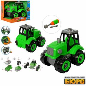 Конструктор на шурупах трактор викрутка KB 058