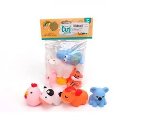 Іграшка для купання набір тварин 4 штуки бризгалка 2 види KT100-A