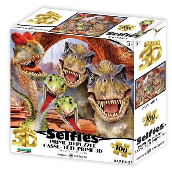 Пазли 3D динозаври селфі 100 деталей 13668 Ціна (цена) 53.90грн. | придбати  купити (купить) Пазли 3D динозаври селфі 100 деталей 13668 доставка по Украине, купить книгу, детские игрушки, компакт диски 0