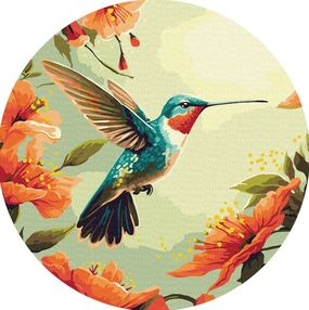 Розпис по номерах d39см КНО-R1045 Барвиста колібрі "Ідейка"