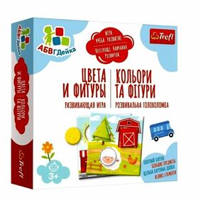 настільна гра кольори та фігури / АБВГДейка Trefl 02159