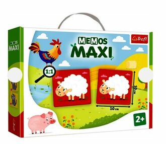 настільна гра мемос MAXI ферма Trefl 02266