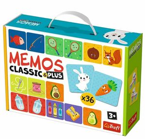 настільна гра мемос класичні плюс 36 карт логіка Trefl 02272