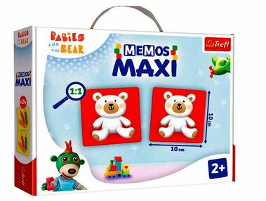настільна гра мемос MAXI ведмедики Trefl 02332