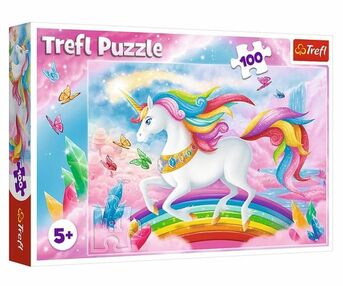 пазли 100 елементів яскравий єдиноріг Trefl 16364