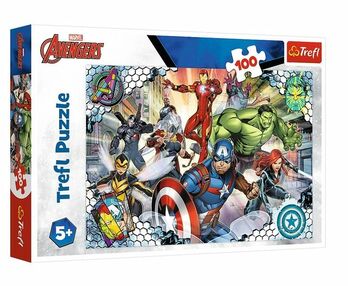 пазли 100 елементів відомі месники / марвел Trefl 16454
