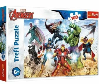 Пазли 160 елементів готові рятувати світ марвел месники Trefl 15368