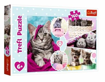 пазли 160 елементів милі кошенята Trefl 15371