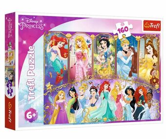 Пазли 160 елементів портрети принцес дісней принцеси Trefl 15407