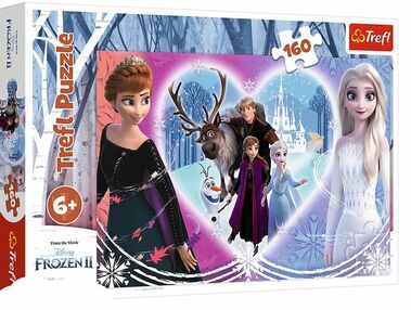 пазли 160 елементів чарівні моменти дісней крижане серце 2 Trefl 15408