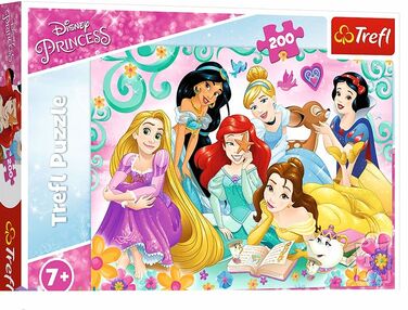 пазли 200 елементів щасливий світ принцеси дісней принцеси Trefl 13268