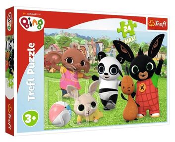 пазли 24 елемента MAXI розваги в парку друзі з дитинства Trefl 14306