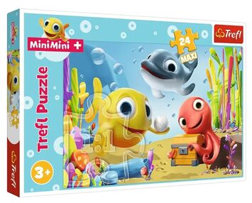 пазли 24 елемента MAXI морські пригоди маленька рибка Trefl 14341