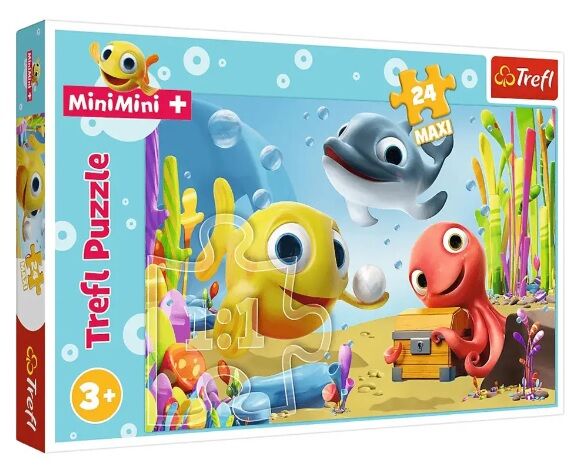 пазли 24 елемента MAXI морські пригоди маленька рибка Trefl 14341 Ціна (цена) 193.70грн. | придбати  купити (купить) пазли 24 елемента MAXI морські пригоди маленька рибка Trefl 14341 доставка по Украине, купить книгу, детские игрушки, компакт диски 0