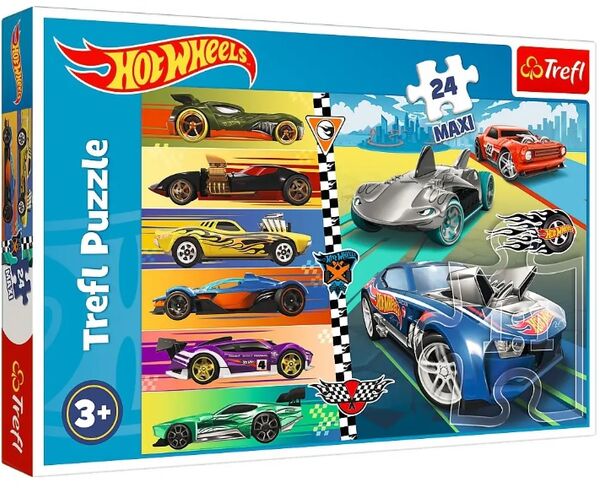 пазли 24 елемента MAXI швидкі перегони hot wheels Trefl 14362 Ціна (цена) 228.80грн. | придбати  купити (купить) пазли 24 елемента MAXI швидкі перегони hot wheels Trefl 14362 доставка по Украине, купить книгу, детские игрушки, компакт диски 0