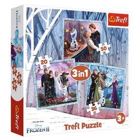 пазли 3 в 1 магічні історії дісней Крижане серце 2 Trefl 34853