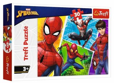 пазли 30 елементів людина-павук та мігель марвел Trefl 18242