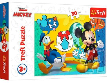 пазли 30 елементів мікі маус та весела хатинка дісней міккі маус Trefl 18289