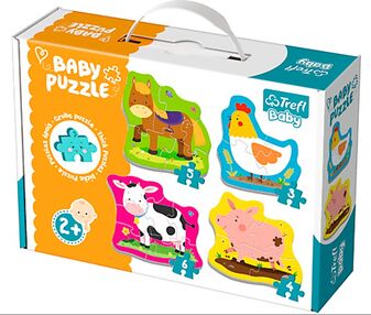 пазли Baby Classic - тваринки на фермі Trefl 36070