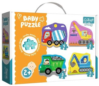 пазли Baby Classic - будівельні транспортні засоби Trefl 36072