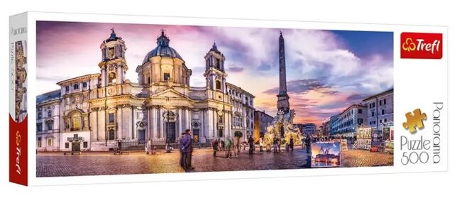 пазли 500 елементів панорама пьяцца навона Trefl 29501