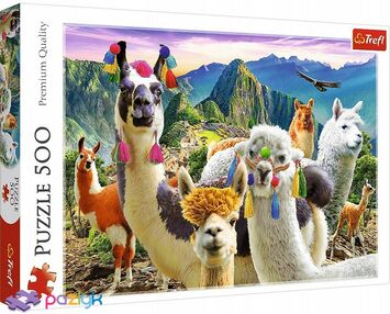 пазли 500 елементів лами Trefl 37383