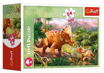 пазли 54 елемента міні теринозаври Trefl 19729