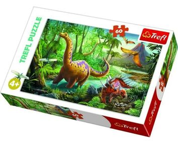 Пазли 60 елементів міграція динозаврів Trefl 17319