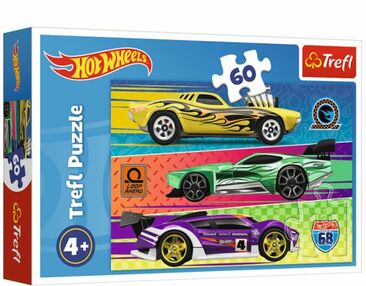 пазли 60 елементів траса Hot Wheels Trefl 17389