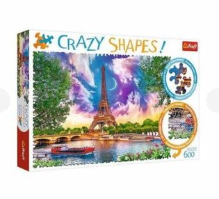 пазли 600 елементів шалені пазли небо над парижем Trefl 11115