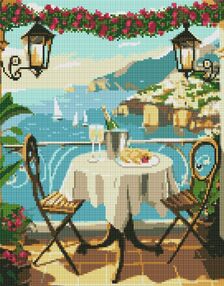 Алмазна мозаїка 40х50 АМО7830 Казка для двох  "Ідейка"