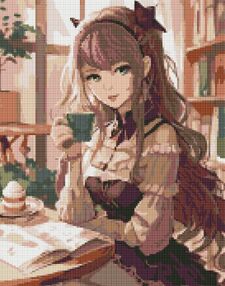 Алмазна мозаїка 40х50 АМО7814 Витончена красуня  "Ідейка"