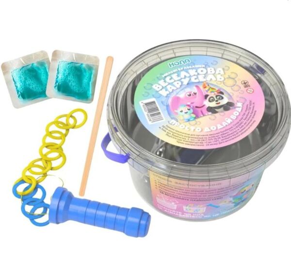 Мильні бульбашки Нола Веселкова карусель 400 мл Ціна (цена) 33.10грн. | придбати  купити (купить) Мильні бульбашки Нола Веселкова карусель 400 мл доставка по Украине, купить книгу, детские игрушки, компакт диски 1